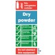 Powder Fire Extinguisher Sign